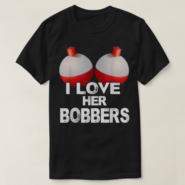 T-shirt J'Aime Ses Bobbers Chemise Drôle Pêche Corresponda (Design devant)