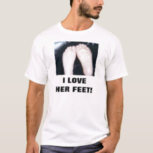 T-SHIRT J'AIME SES PIEDS !
