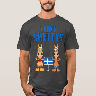 T-shirt J'Aime Shettys Horses Pferde Reiten Pferd Horse fa