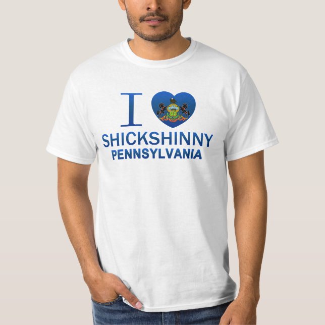 T-shirt J'aime Shickshinny, PA (Devant)