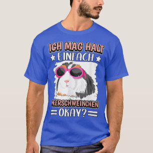 T-shirt J'aime simplement les cochons d'Inde Les cochons d