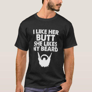 T-shirt J'Aime Son Beurre Elle Aime Ma Beard Humour World