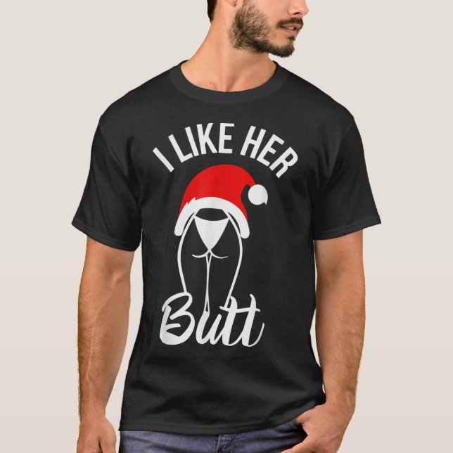 T-shirt J'Aime Son Beurre J'Aime Sa Belle Couple Noël (Devant)