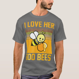 T-shirt J'Aime Son Boo Bees Candy Honey Halloween Costume