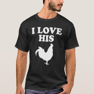 T-shirt J'Aime Son Chat Kitty J'Aime Son Coq Correspondant