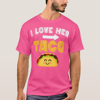 T-shirt J'Aime Son Taco Matching Couple Cinco De Mayo Homm