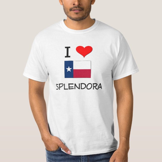 T-shirt J'aime Splendora le Texas (Devant)