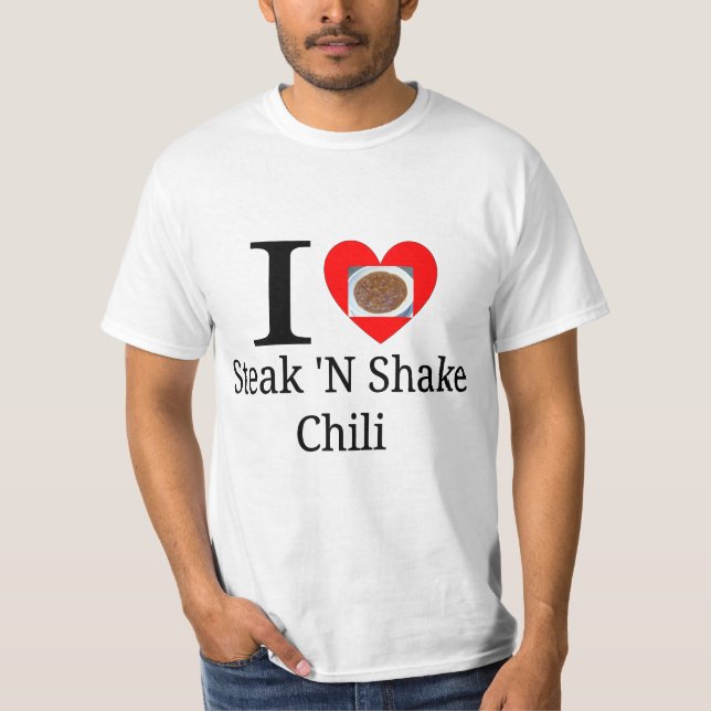 T-shirt J'aime Steak 'n Shake Chili (Devant)