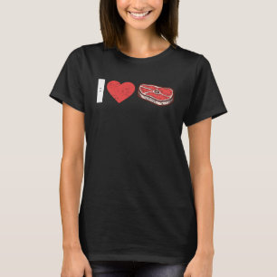 T-shirt J'Aime Steak Raw Steak Viande Alimentation Viande