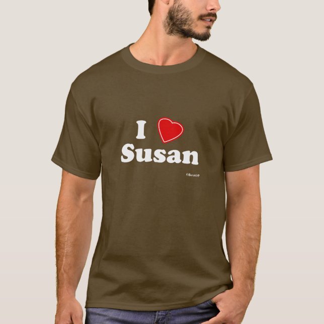 T-shirt J'aime Susan (Devant)