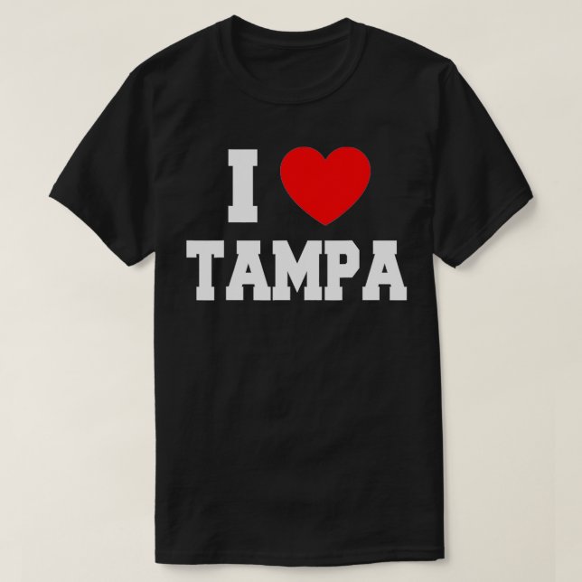 T-shirt J'aime Tampa  (Design devant)