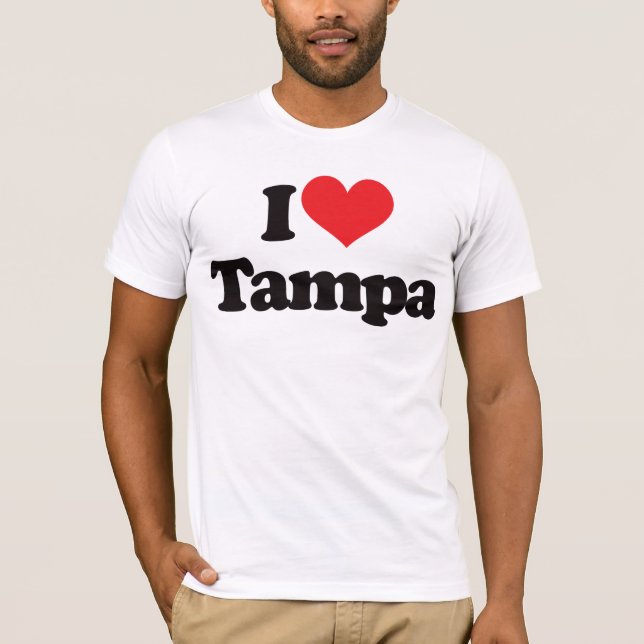 T-shirt J'aime Tampa (Devant)