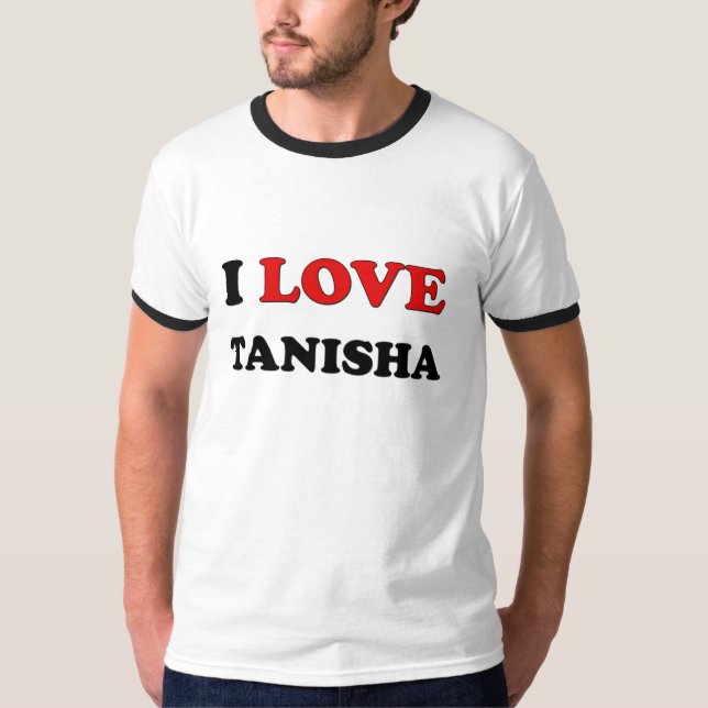 T-shirt J'aime Tanisha (Devant)