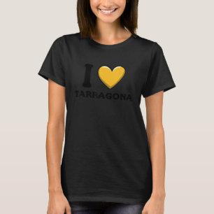 T-shirt J'aime Tarragona Espagne