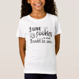 T-Shirt J'aime tellement les biscuits que je pourrais en ê