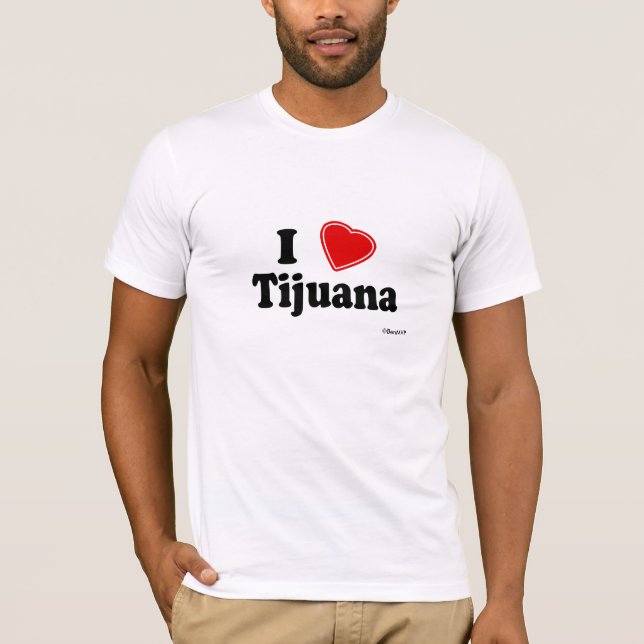 T-shirt J'aime Tijuana (Devant)