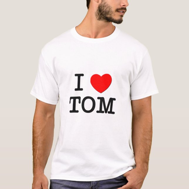 T-shirt J'aime Tom (Devant)