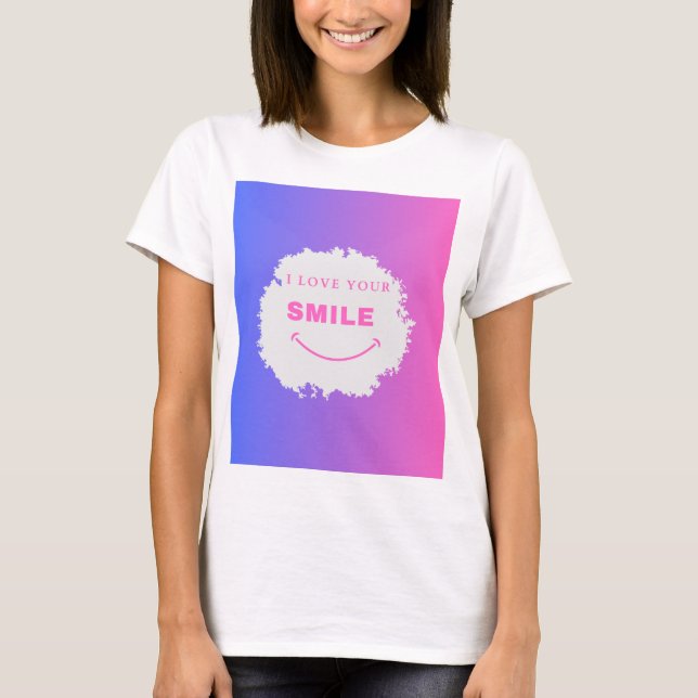 T-SHIRT J'AIME TON SOURIRE T SHIRT (Devant)