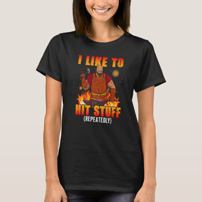 T-shirt J'Aime Toucher Stuff Blacksmith (Devant)