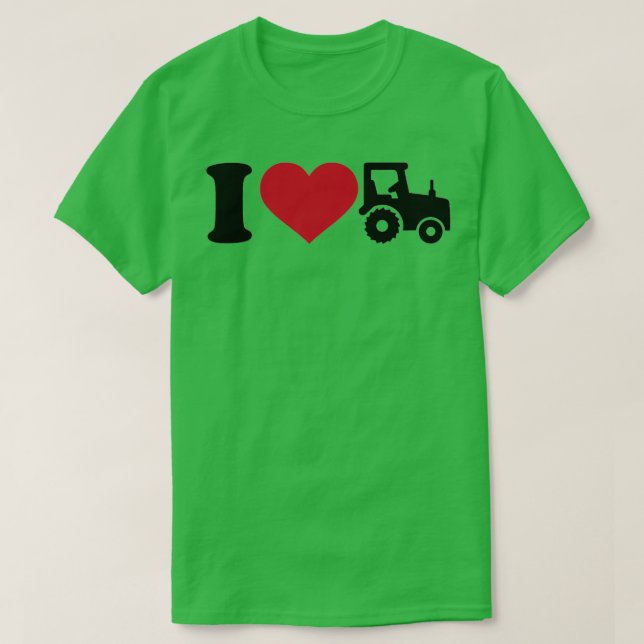 T-shirt J'aime Tracteur (Design devant)