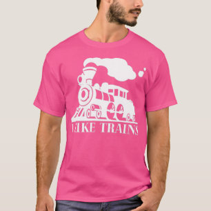 T-shirt J'Aime Trains Train Driver Don 2