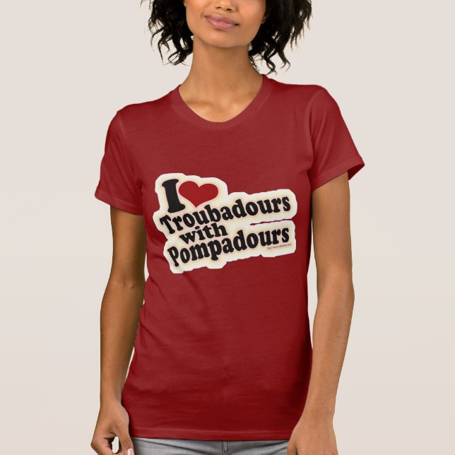 T-shirt J'aime Troubadours (Devant)