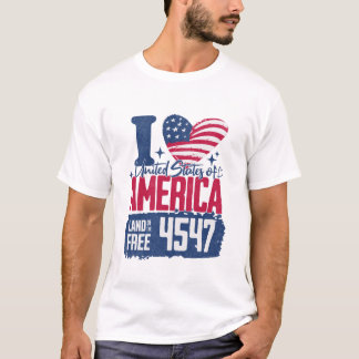 T-shirt J'aime Trump 4547