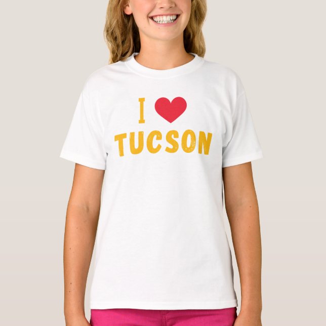 T-shirt j'aime Tucson, Arizona (Devant)
