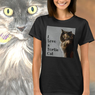 T-shirt J'aime un chat Tortie