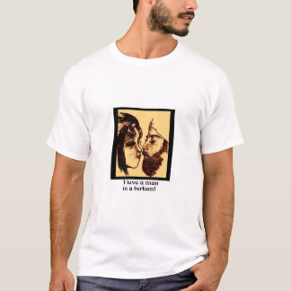 T-shirt J'aime un homme dans un turban