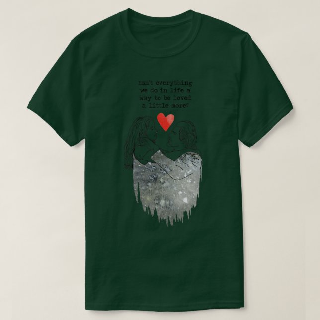 T-shirt J'aime un peu plus avant le lever du soleil (Design devant)