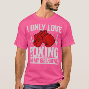 T-shirt J'Aime Uniquement Boxe Boxing Sparring Kick Boxe