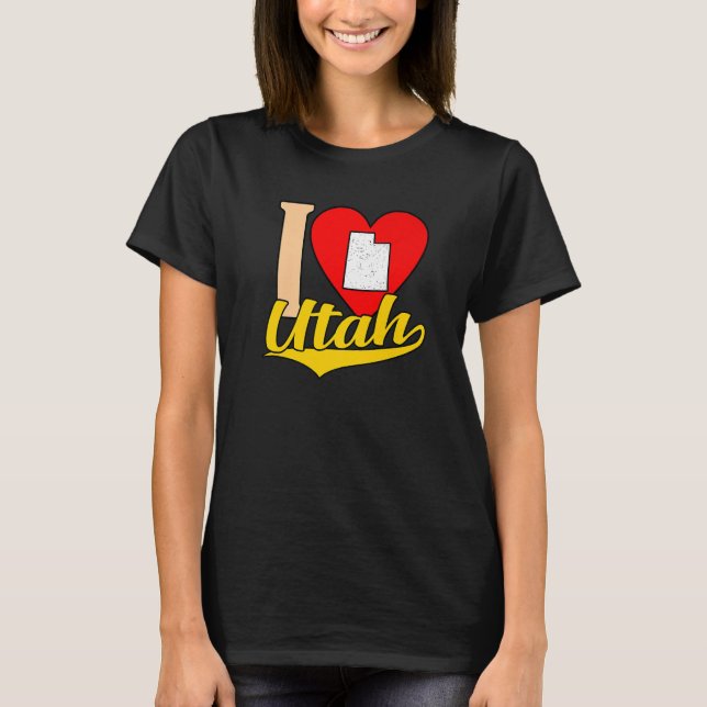 T-shirt J'aime Utah (Devant)