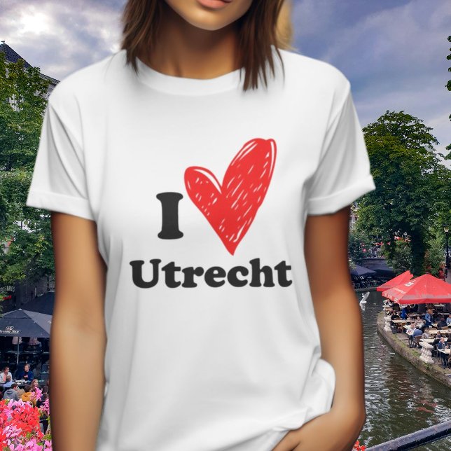 T-shirt J'aime Utrecht (Créateur téléchargé)