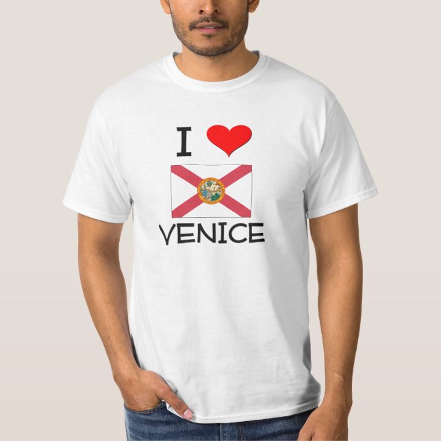 T-shirt J'aime VENISE la Floride (Devant)