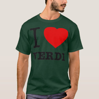T-SHIRT J'AIME VERDI