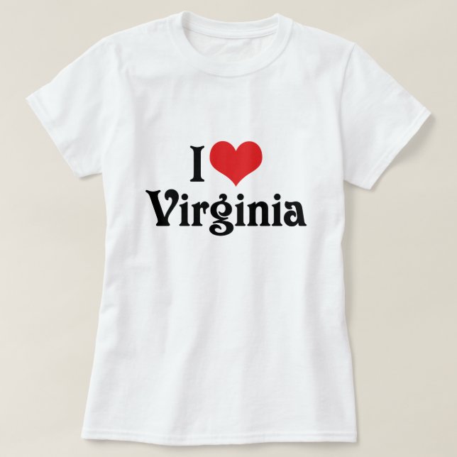 T-shirt J'aime Virginie (Design devant)