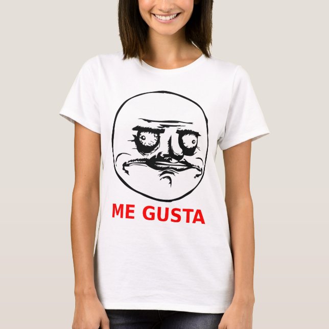T-shirt J'aime Visage avec Texte (Devant)
