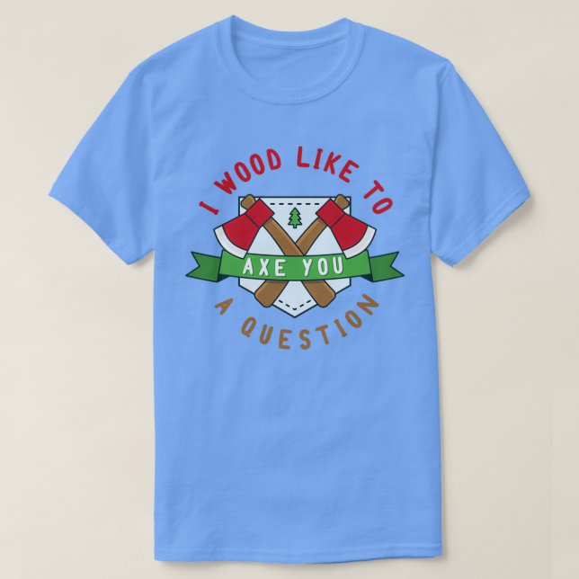T-shirt J'aime vous poser une question (Design devant)