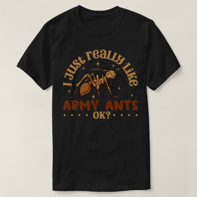 T-shirt J'aime vraiment Ants Ant (Design devant)