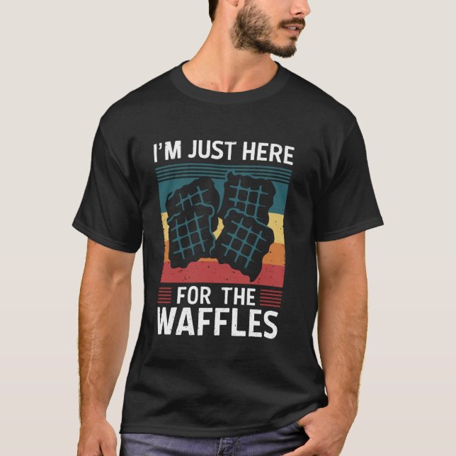 T-shirt J'aime vraiment beaucoup les gaufres (Devant)