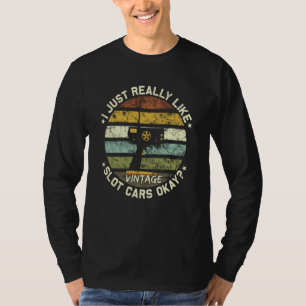 T-shirt J'aime vraiment beaucoup les voitures à circuit d'