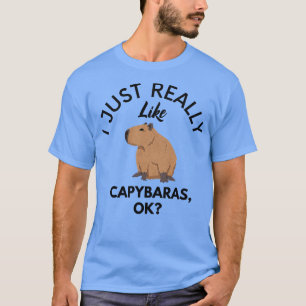 T-shirt J'Aime Vraiment Capybaras Ok