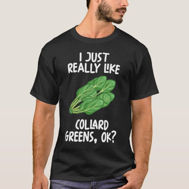T-shirt J'Aime Vraiment Collard greens Ok (Devant)