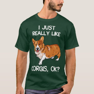 T-shirt J'Aime Vraiment Corgis