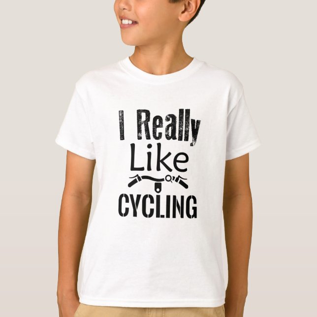 T-shirt J'Aime Vraiment Cycler (Devant)