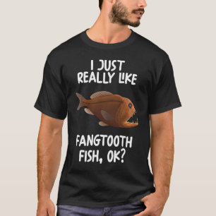 T-shirt J'Aime Vraiment Fangtooth Fish Ok