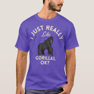 T-shirt J'Aime Vraiment Gorillas Ok