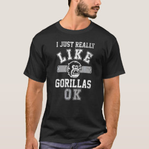 T-shirt J'Aime Vraiment Gorillas Ok Gorillas Hommes Athle