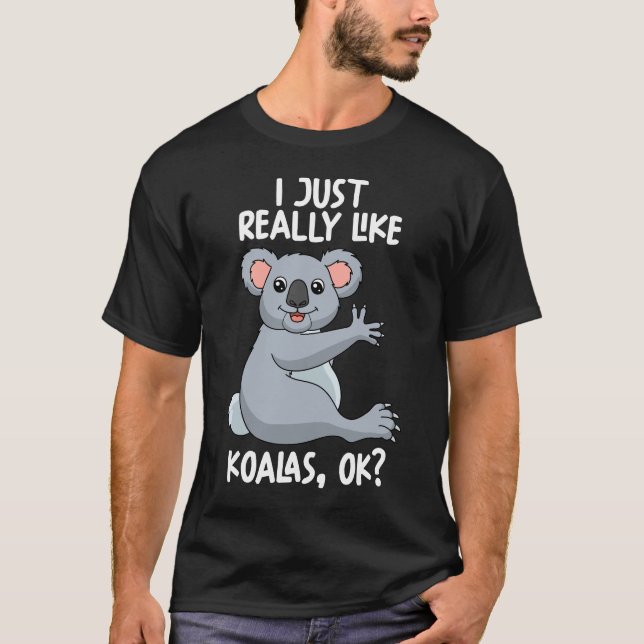T-shirt J'Aime Vraiment Koalas Ok (Devant)